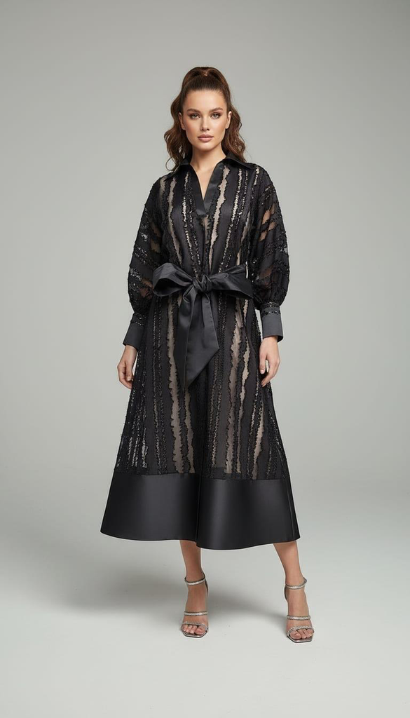 ORGANZE JAKAR DRESS