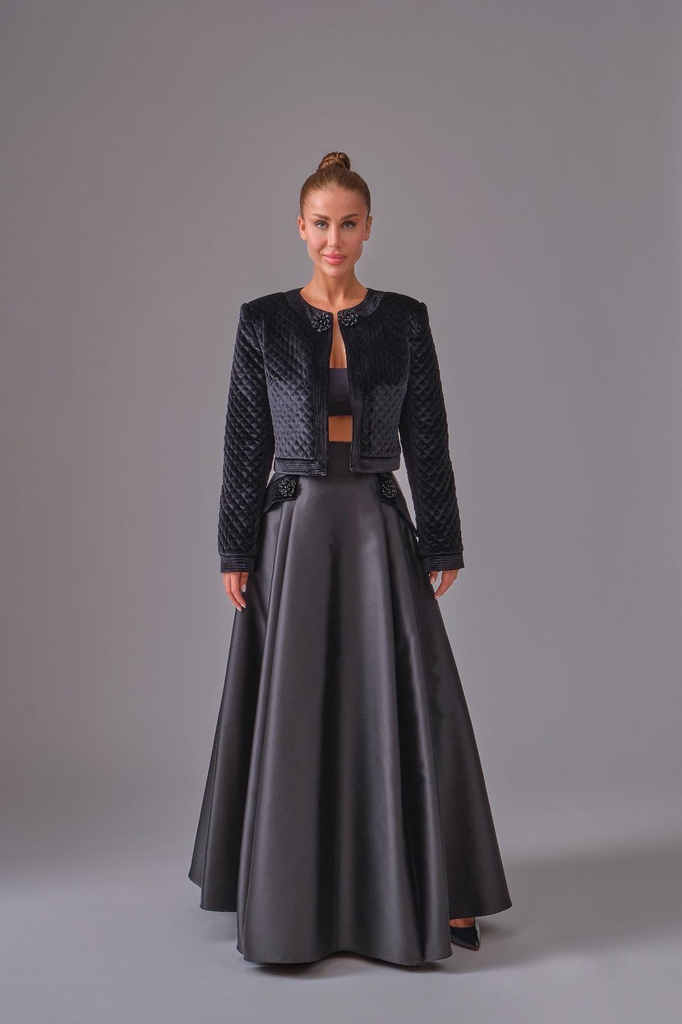 Short Velvet Lined Jacket (S(36))