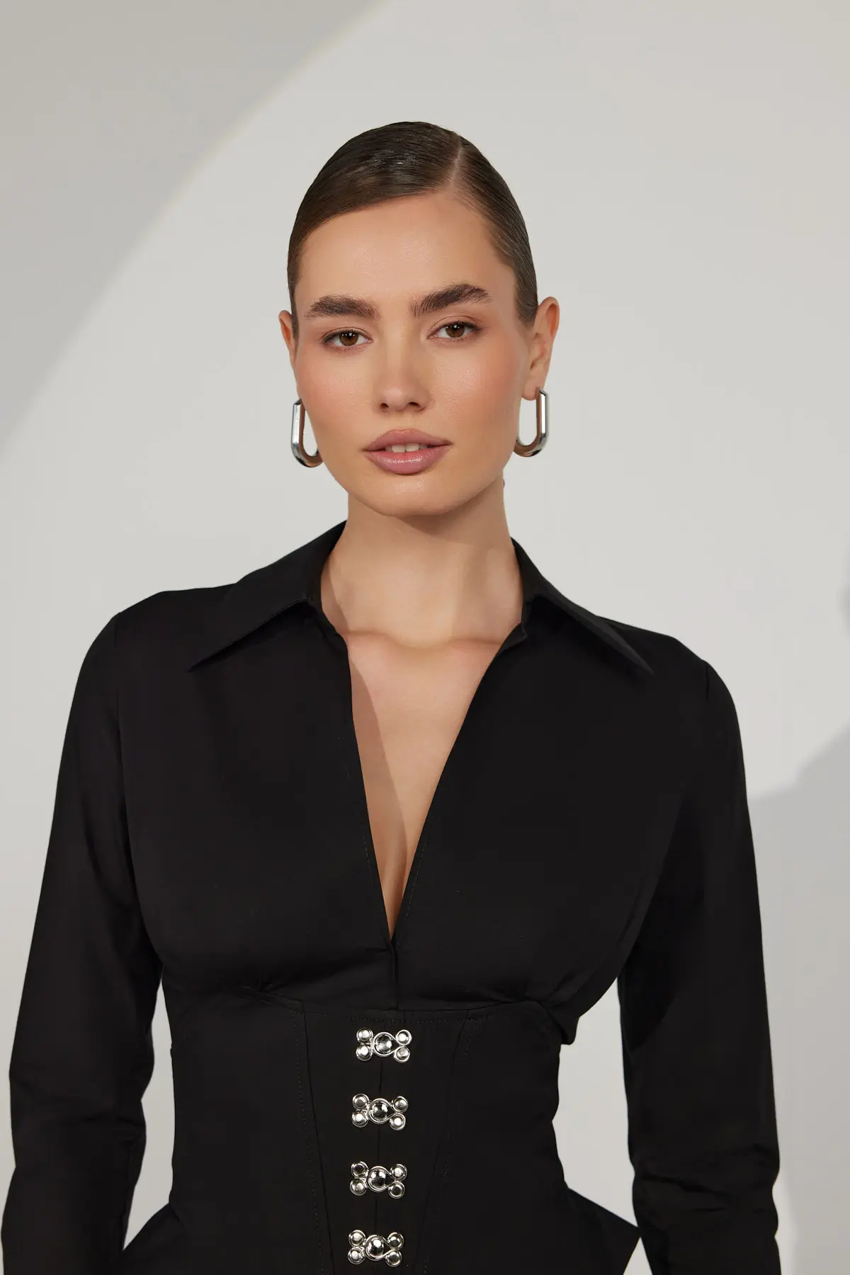 Essential 100% Cotton Corset Shirt