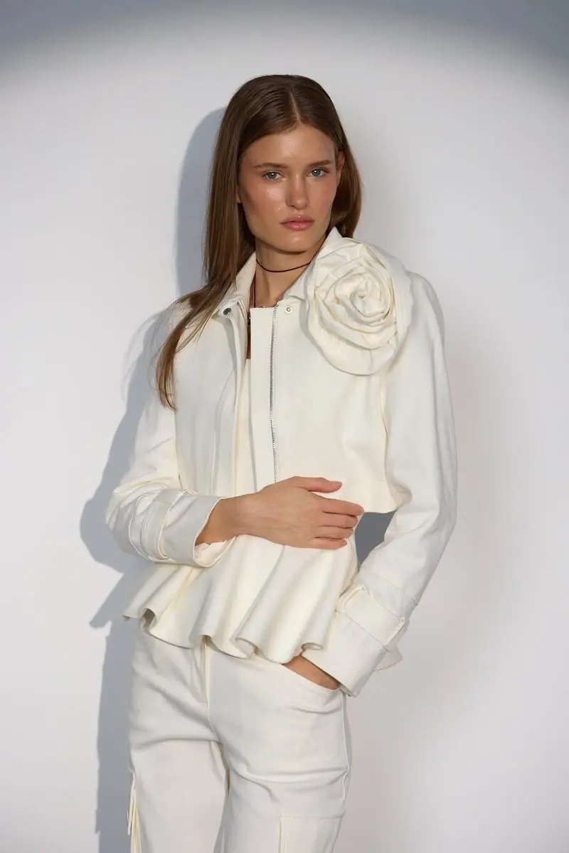 Glamour Dream Jacket Sekit (S(36), أبيض- white)